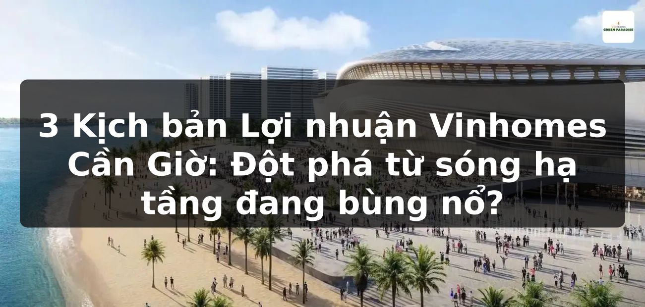 3 Kịch bản Lợi nhuận Vinhomes Cần Giờ: Đột phá từ sóng hạ tầng đang bùng nổ?