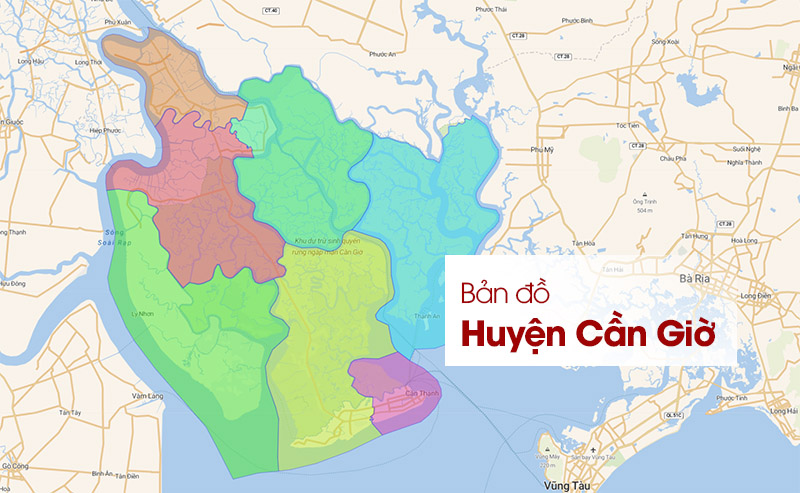Bản đồ Cần Giờ TPHCM: Vị trí, Phân loại Hành chính, Giao thông Chi tiết