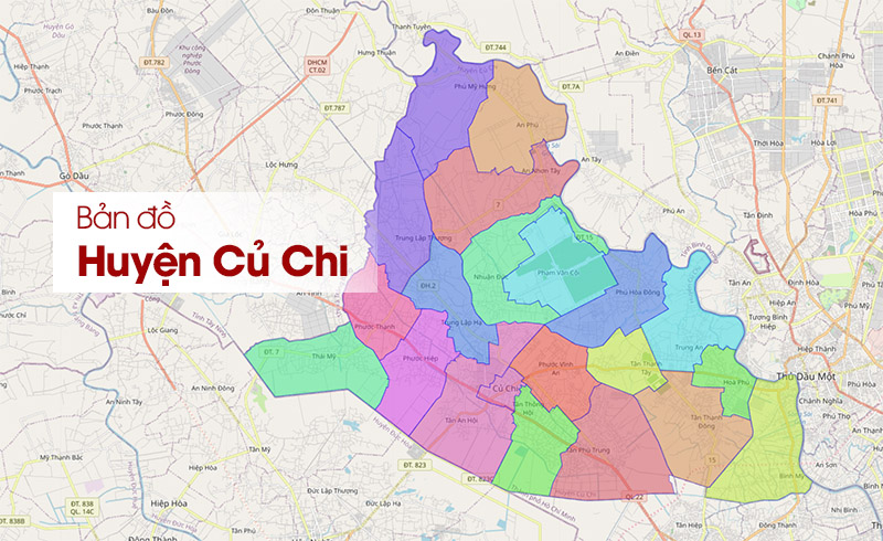 Bản đồ Củ Chi TPHCM: Vị trí, Phân lô, Giá đất Mới Nhất 2024