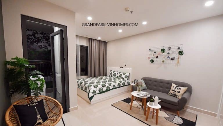 Căn hộ Studio Vinhomes Grand Park: Giá tốt, diện tích vừa vặn cho người độc thân