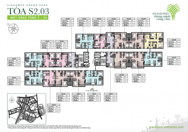 Căn hộ Vinhomes Grand Park S2.03: Giá tốt, View đẹp, Đầy đủ tiện ích