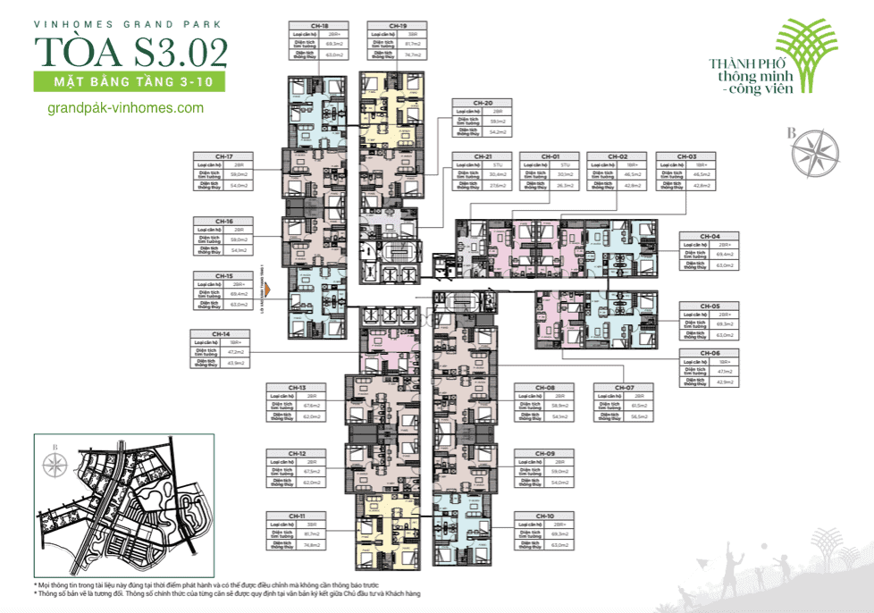 Căn hộ Vinhomes Grand Park S3.02: Giá tốt, View đẹp, Thiết kế thông minh