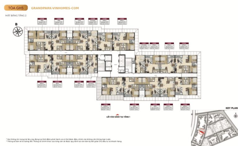 Mặt bằng GH5 Glory Heights: Xem chi tiết, lựa chọn căn hộ phù hợp