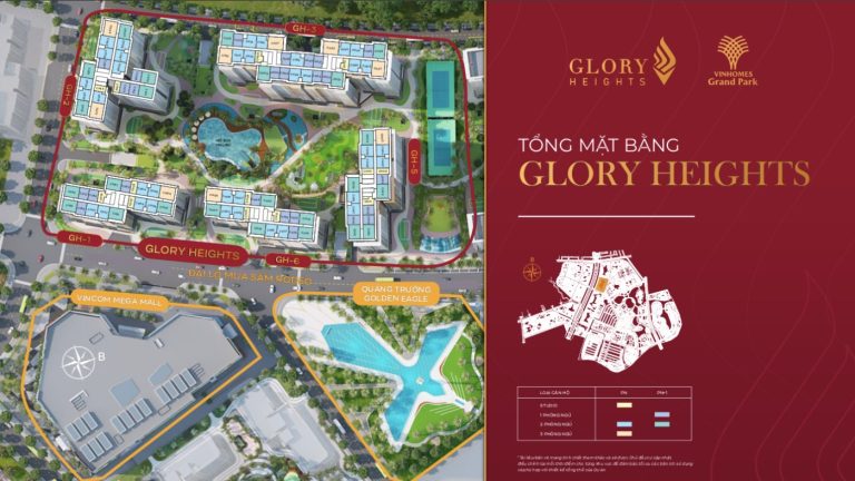 Mặt bằng Glory Heights: Xem chi tiết, lựa chọn căn hộ phù hợp