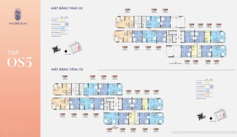 Mặt bằng OS5 The Opus One: Xem chi tiết, bố trí căn hộ thực tế