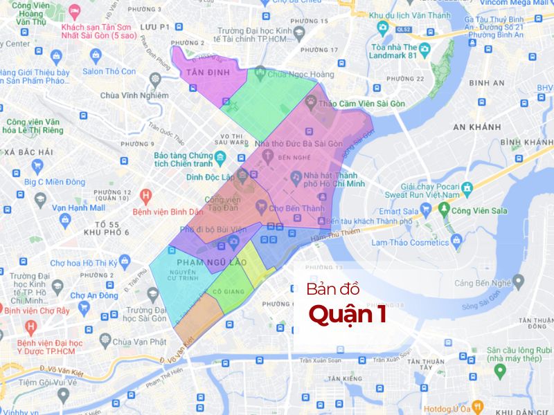 Quận 1 TP.HCM: Tìm khu vực nào phù hợp với lối sống của bạn?