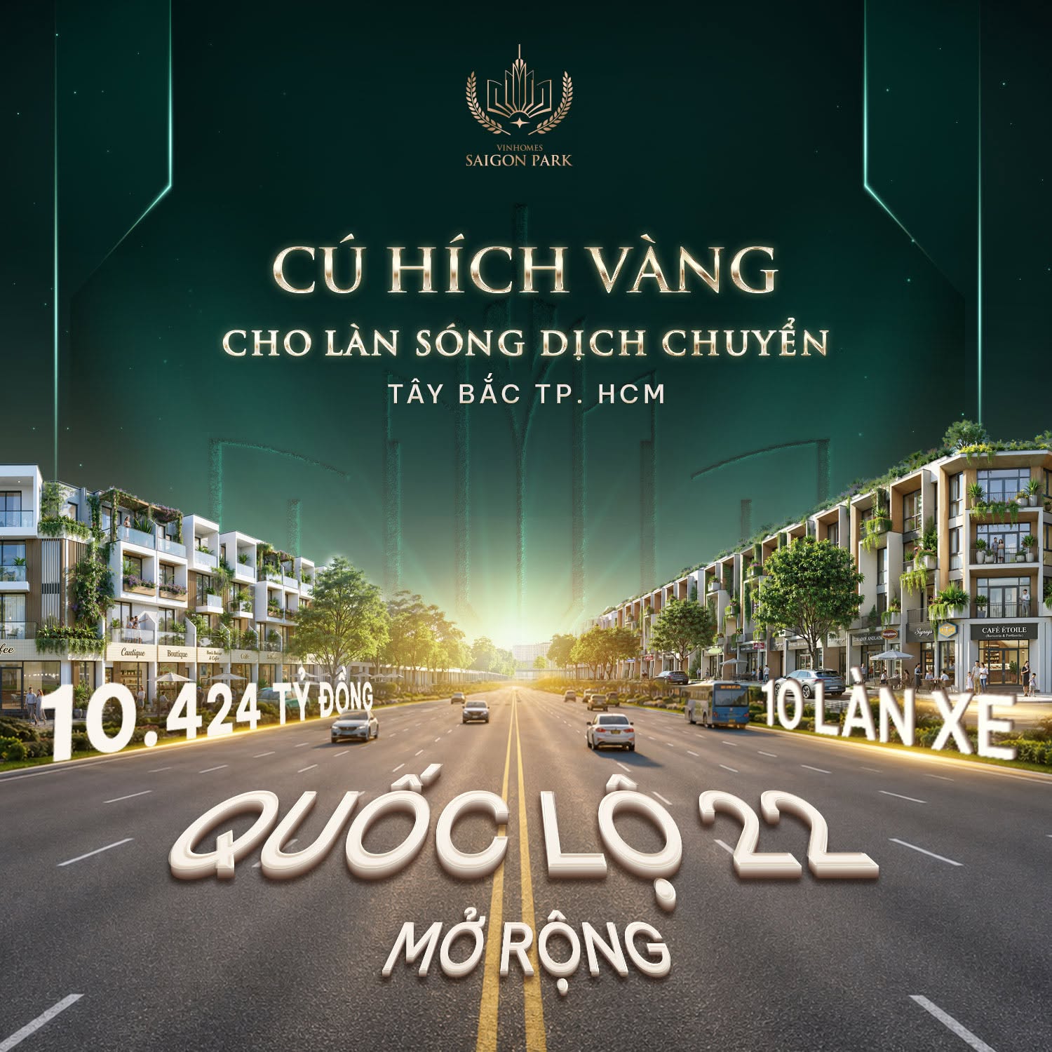 Nâng cấp Quốc lộ 22 thúc đẩy bất động sản Tây Bắc TP.HCM