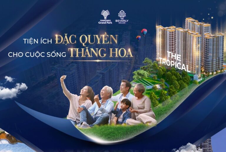 The Tropical Beverly Solari: Cuộc sống xanh mát, tiện nghi ngay trung tâm