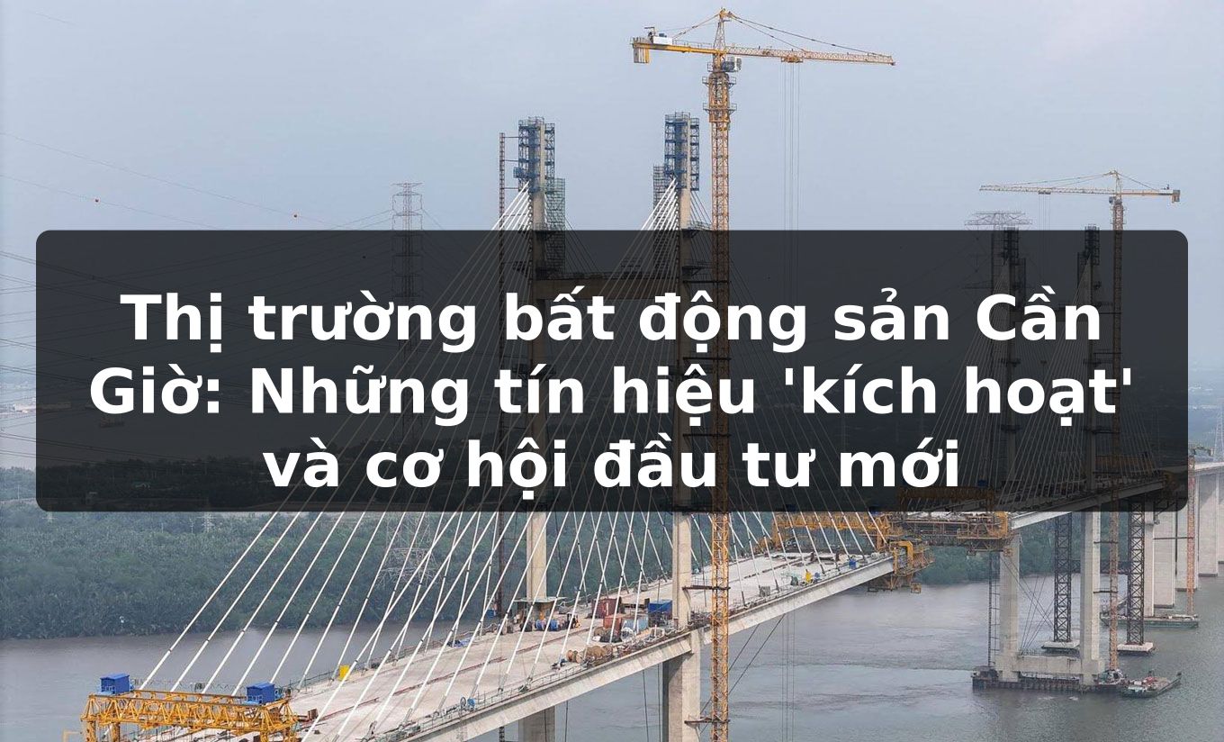 Thị trường bất động sản Cần Giờ: Những tín hiệu 'kích hoạt' và cơ hội đầu tư mới
