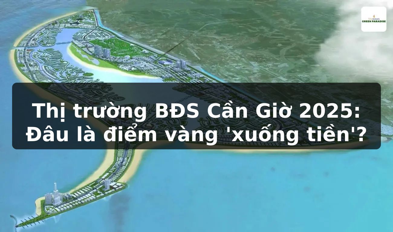 Thị trường BĐS Cần Giờ 2025: Đâu là điểm vàng 'xuống tiền'?