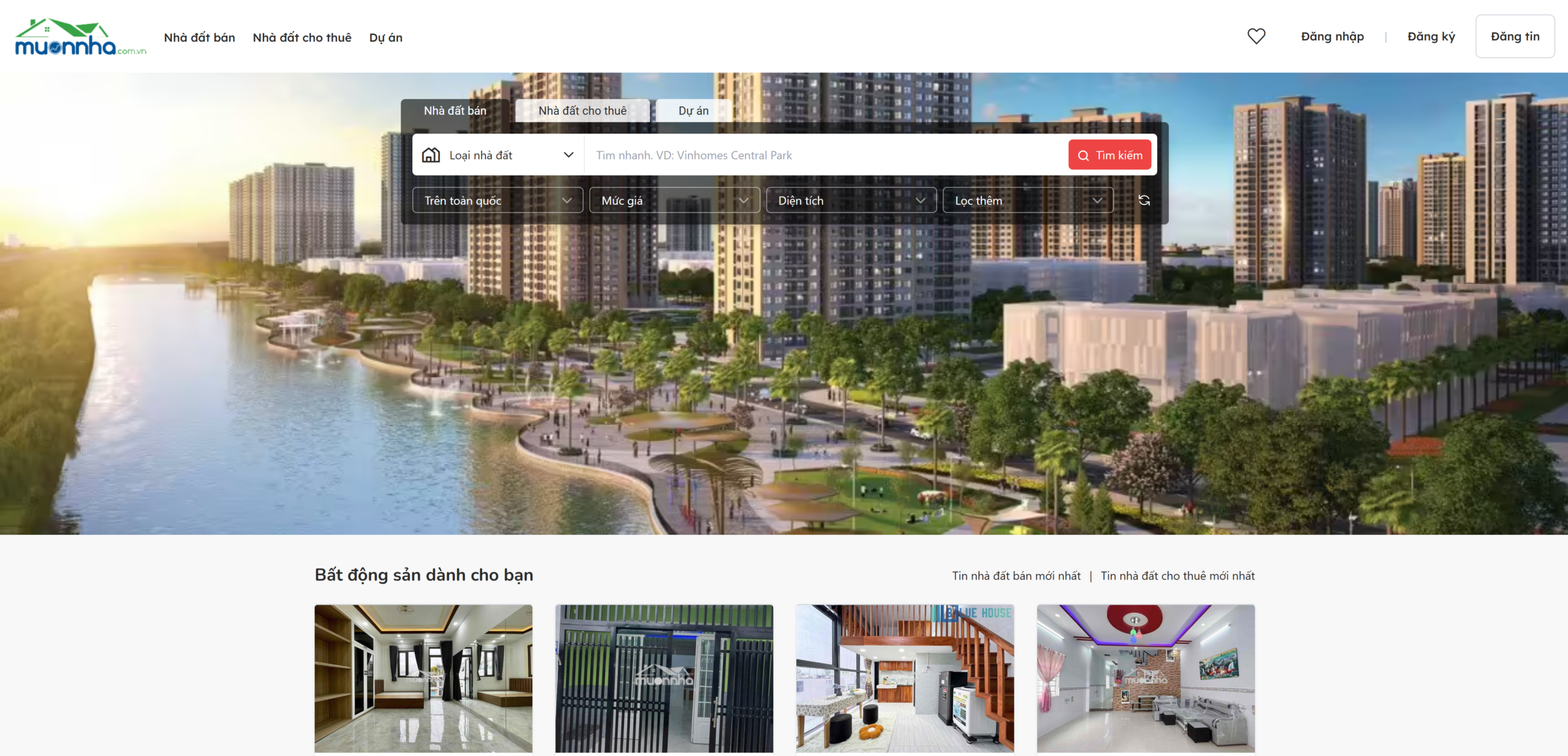 Tìm Mua Bán Bất Động Sản Online - Nền Tảng Thương Mại Điện Tử