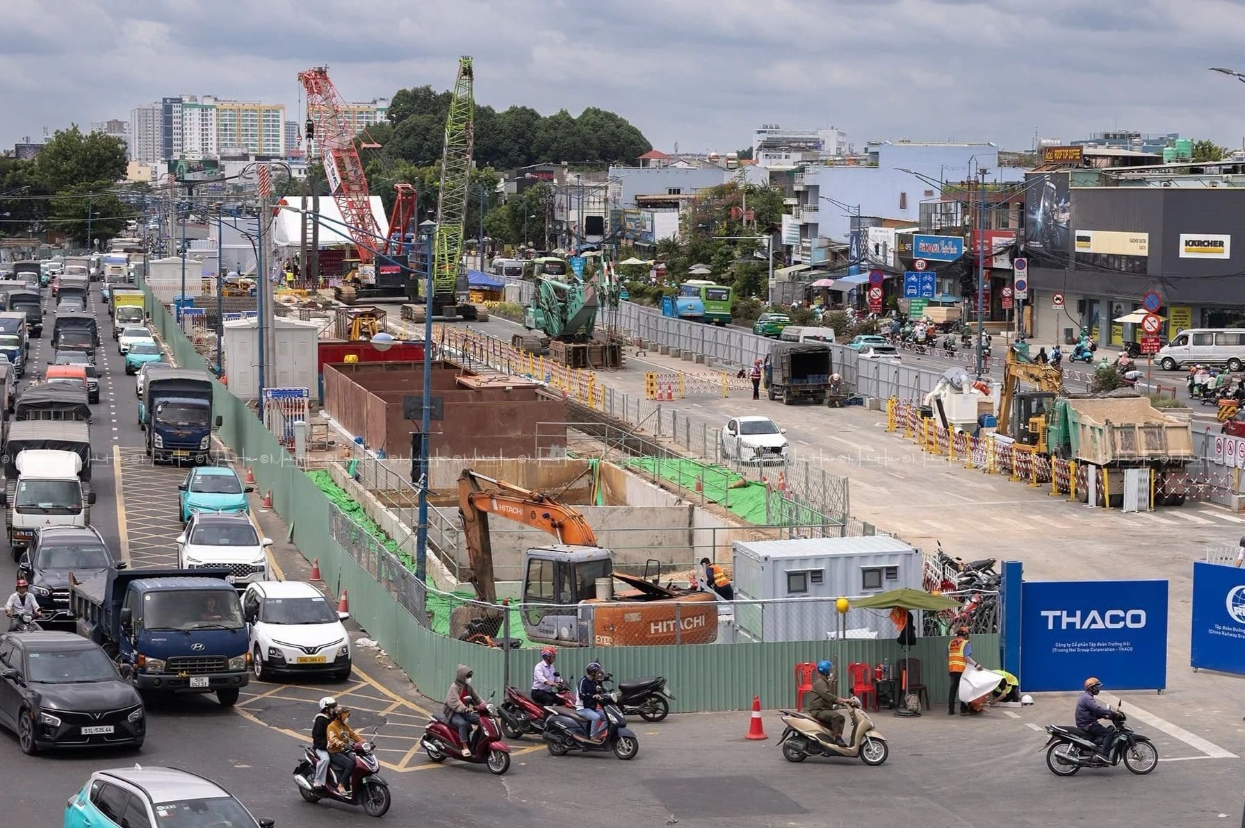 Khởi công ga own ngầm đầu tiên của Metro số 2 Bến Thành - Tham Lương