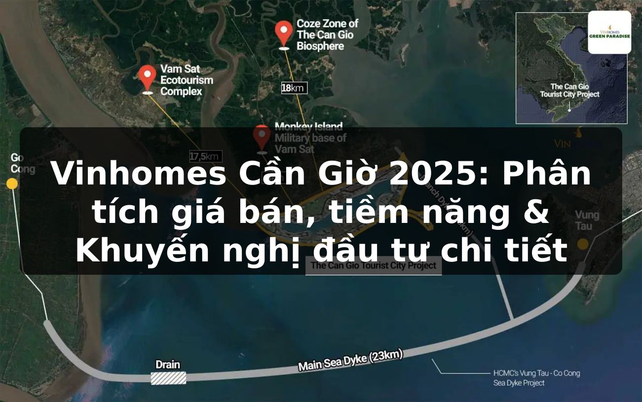Vinhomes Cần Giờ 2025: Phân tích giá bán, tiềm năng & Khuyến nghị đầu tư chi tiết